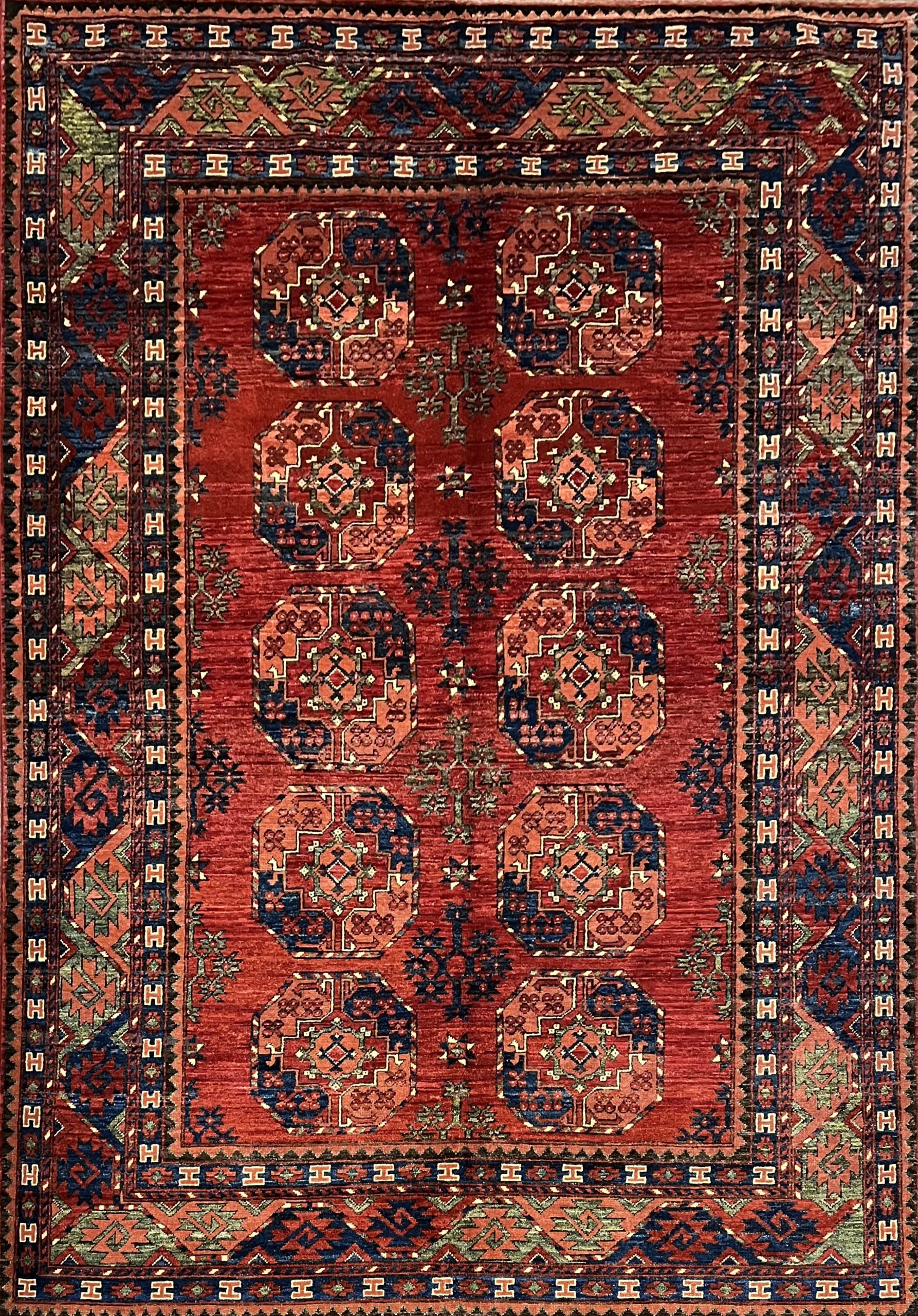 Afghan Bochara Kunduz 247 x 175 cm 2023 © Heinrich Gleue Perser Teppiche Bremen